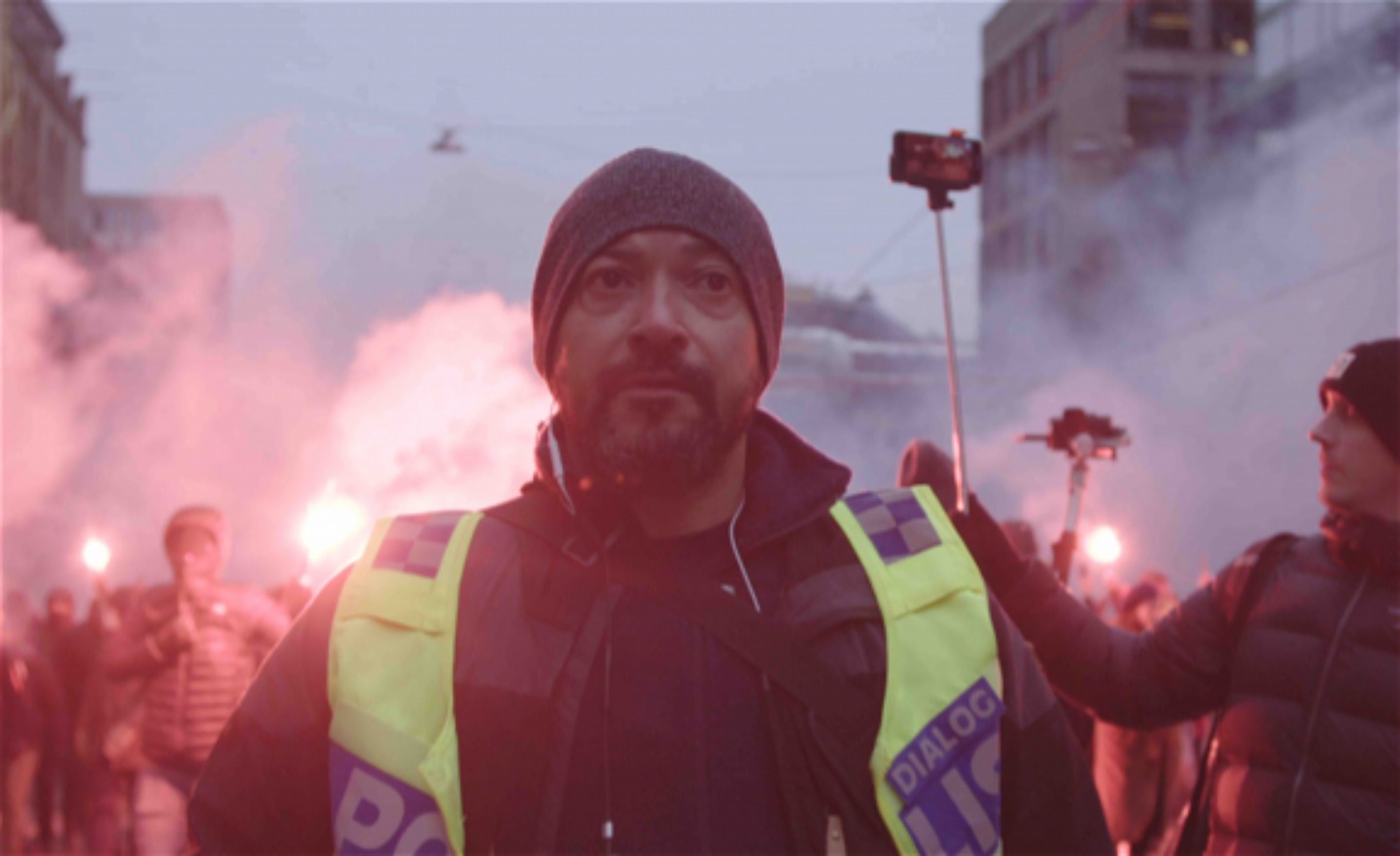 Stillbild från filmen Dialogpolisen.